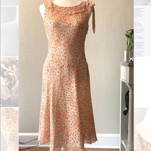 Floral Ann Taylor Silk Dress